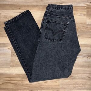 Classic 505 Levi Black Denim Jeans